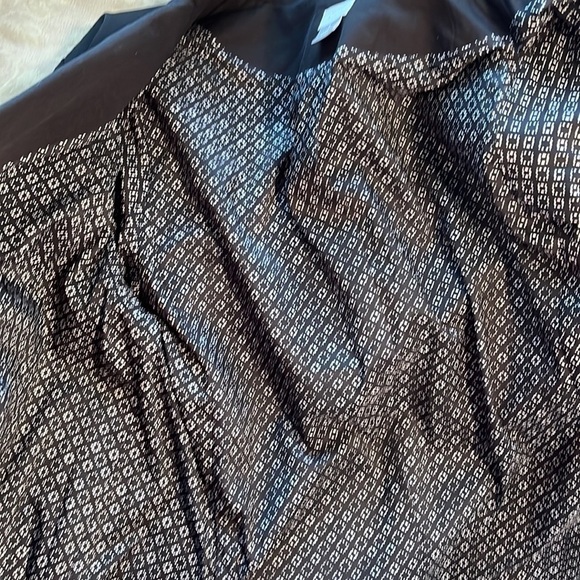 Chico’s Blazer Black Roll Up Sleeves Contrast Lining Size XL Chicos 3 - Picture 8 of 11